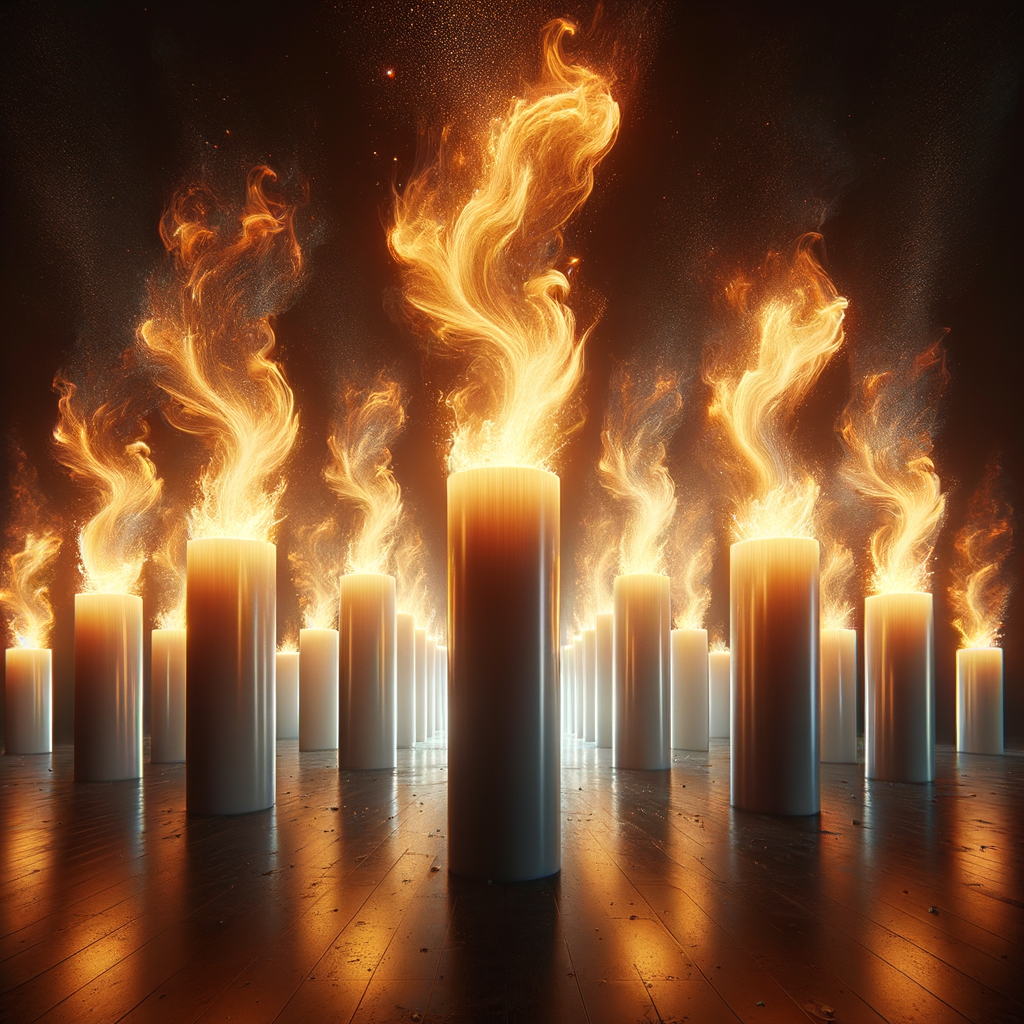 Zylinderkerzen: Die mächtigen Flammen für eindrucksvolle Inszenierungen!